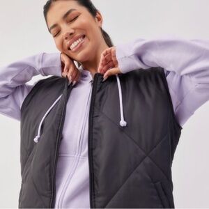 Black Insulated Vest L/XL